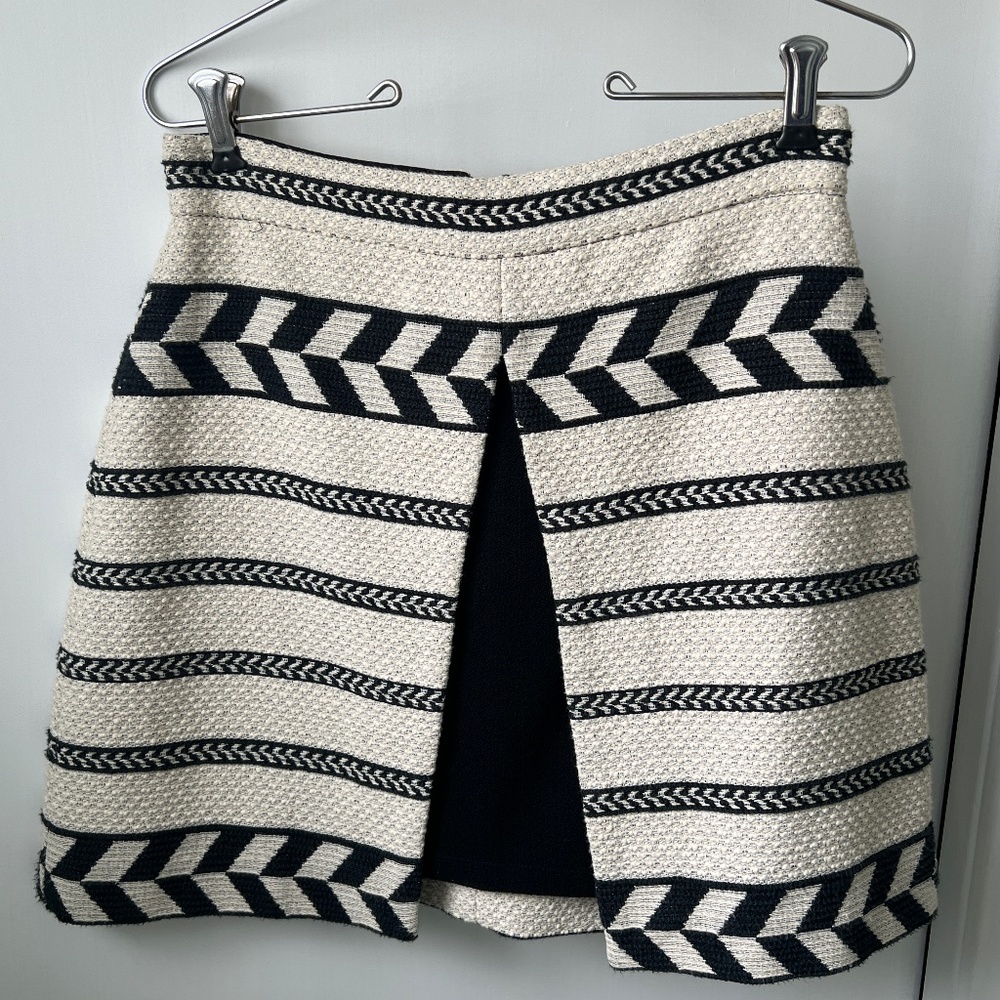 Black and Cream - Alice + Olivia Skirt